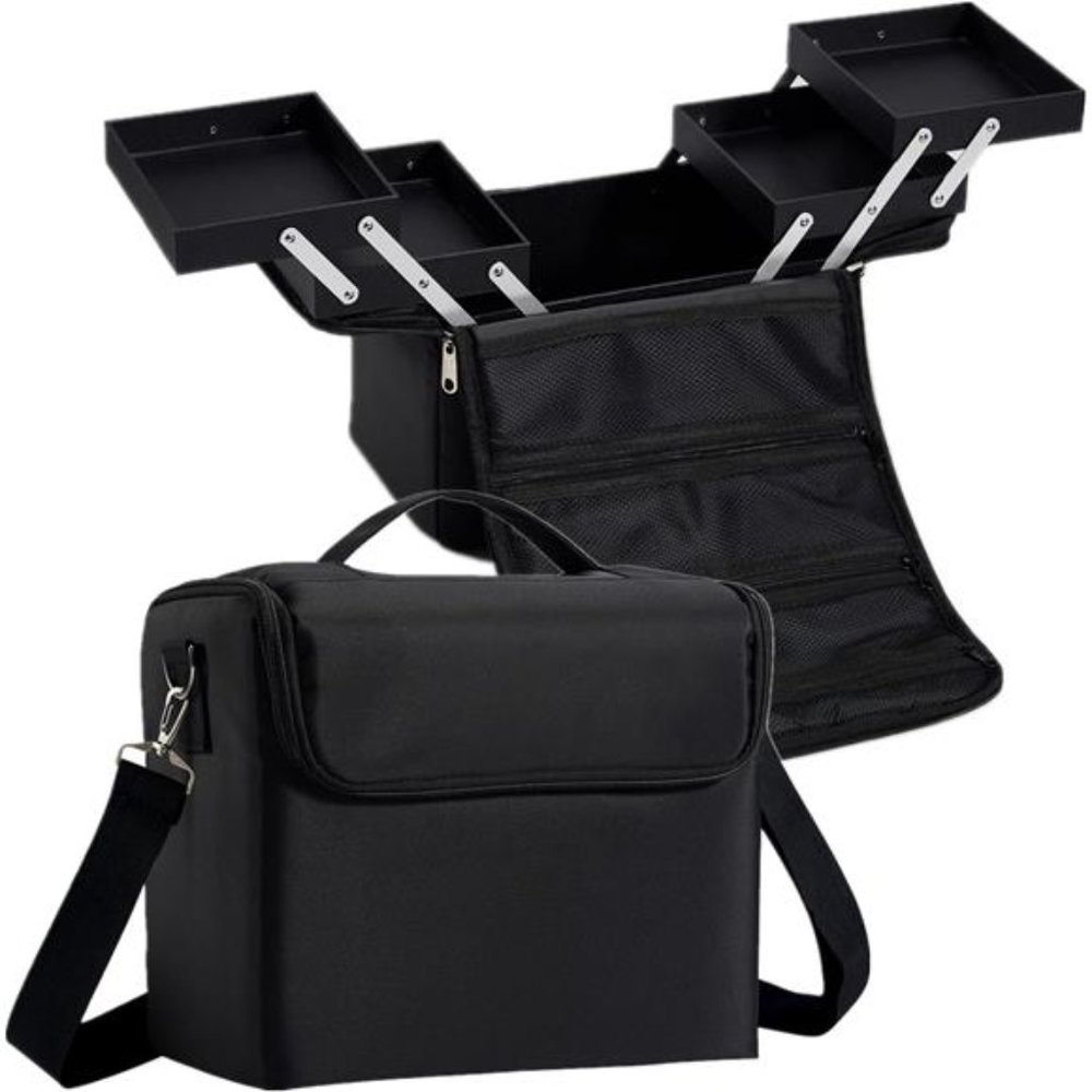 Soft Makeup Box, Large Makeup Organizer Case, Professional Nail Train Bag